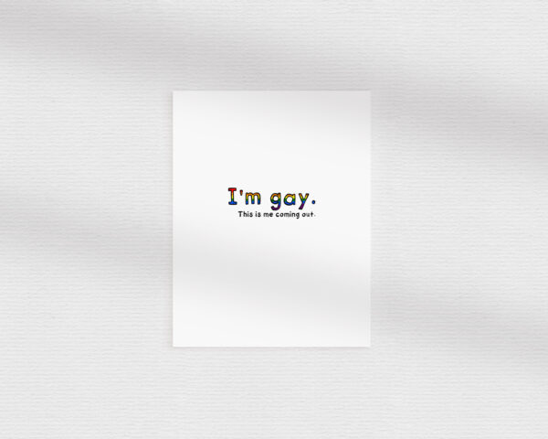 Coming out as Gay Card