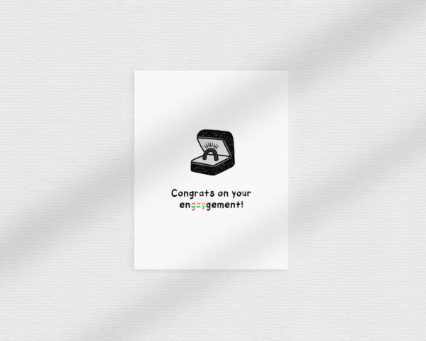 Congrats on your Engaygement Card