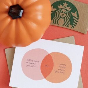 Tiny Hooray Pumpkin Spice Card