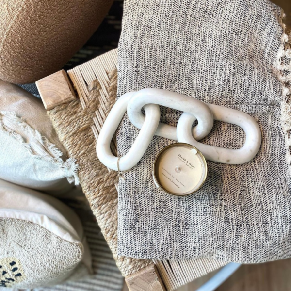 White Marble Links