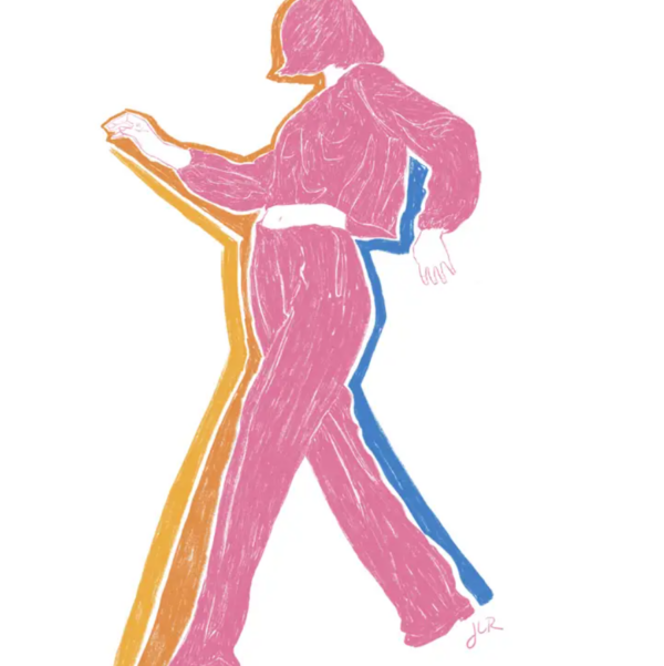 Dancing at Home print