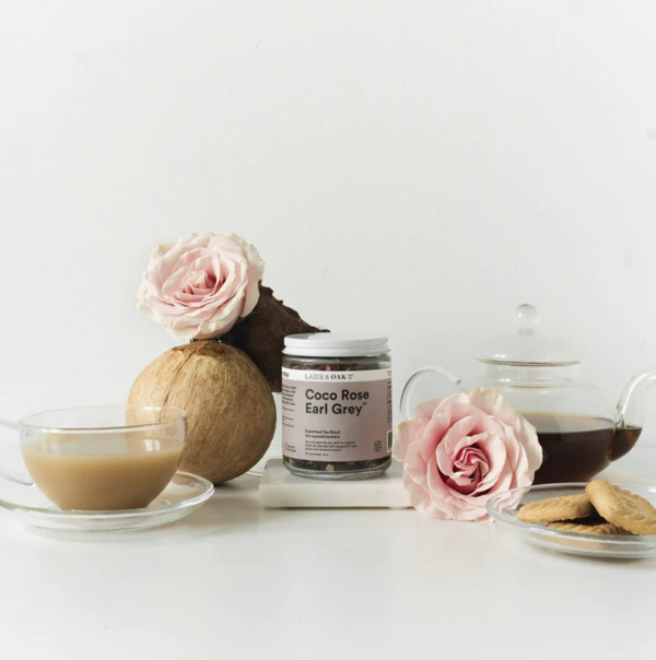 Lake and Oak Cocoa Rose Earl Grey Tea