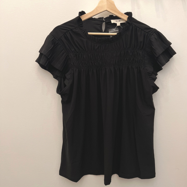 The Tiered Short Sleeve Blouse