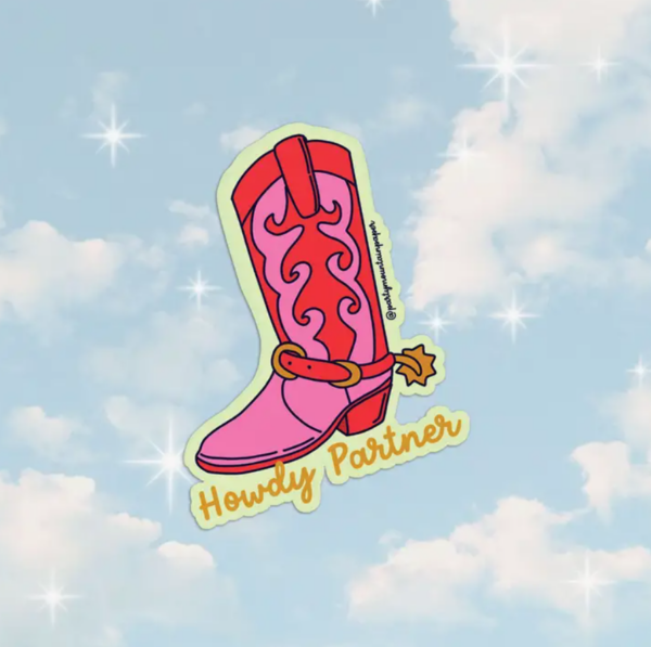 Howdy Partner Sticker
