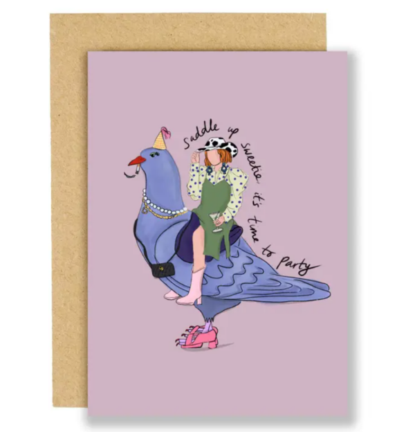 Saddle Up Birthday Card
