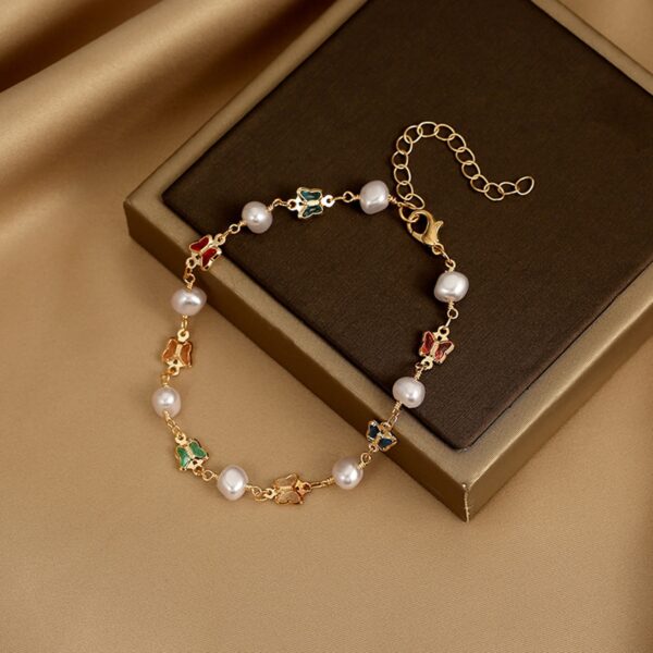 Crystal Butterfly Anklet