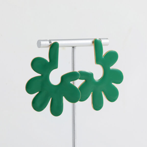Petal Statement Earrings - Image 4