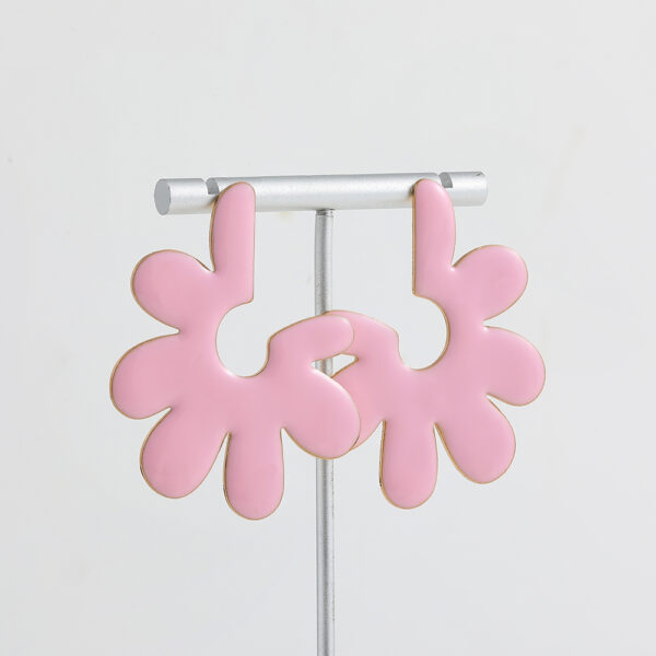 Petal Statement Earrings - Image 3