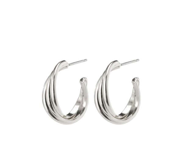 Jenifer Twirl Hoop Earrings - Image 3