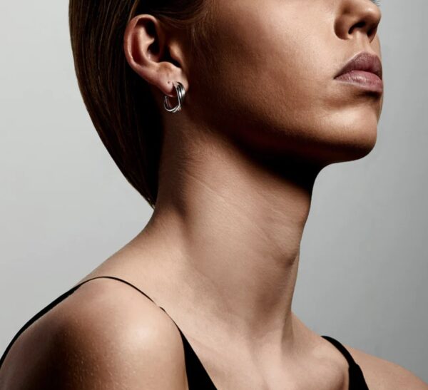 Jenifer Twirl Hoop Earrings