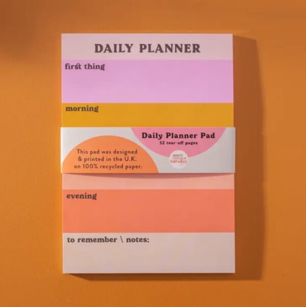 Colour Block Daily Planner Pad - Image 2