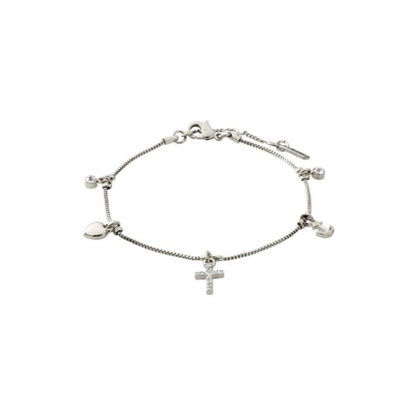 Anet Silver + Crystal Bracelet - Image 2