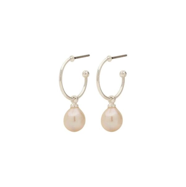 Eila Hoops with Freshwater Pearl - Image 3