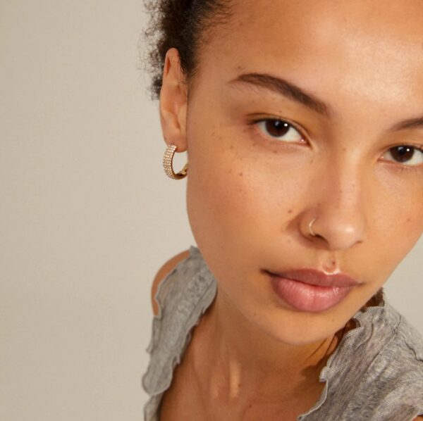 Aspen Crystal Hoops - Image 2