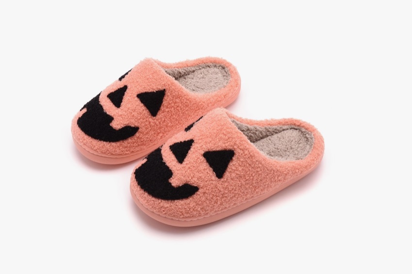 Pumpkin slippers online for toddlers