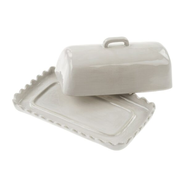 Scalloped Butter Dish - Image 2