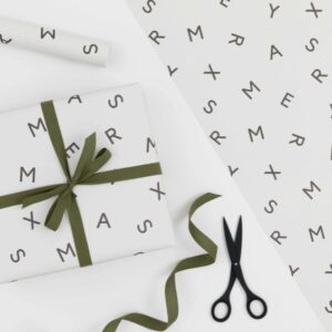 Merry Christmas Snow Gift Wrap