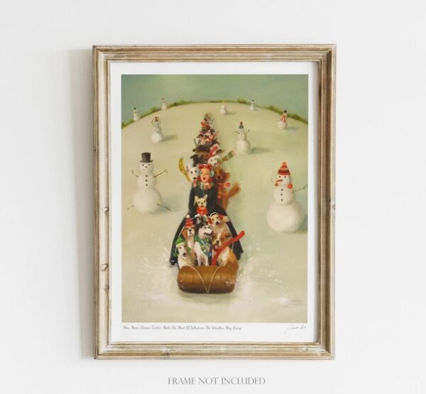 Janet Hill 8.5" X 11" Holiday Art Prints - Image 5