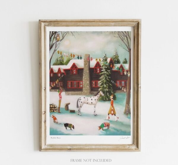 Janet Hill 8.5" X 11" Holiday Art Prints - Image 4