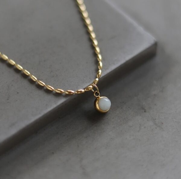 Minimalist Opal Pendant - Image 3