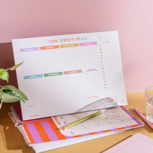 Weekly Planner Pad with Habit Tracker