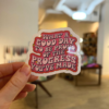Progress Proud Sticker