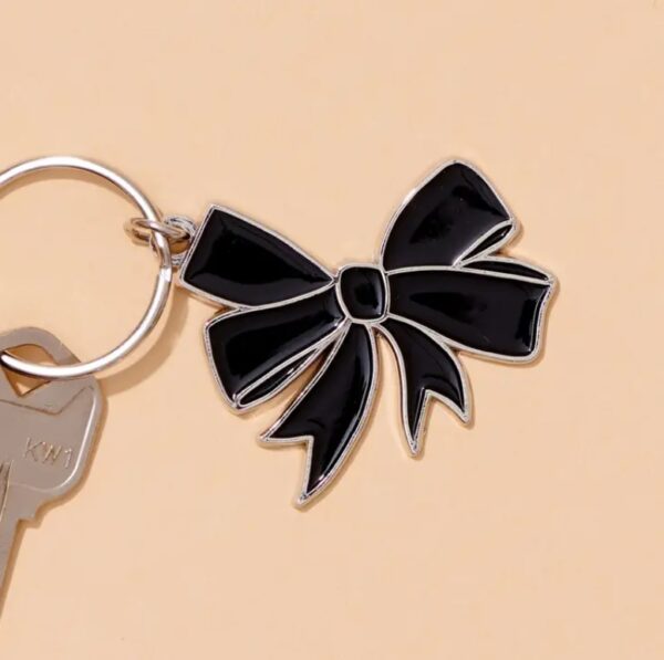Bow Enamel Keychain