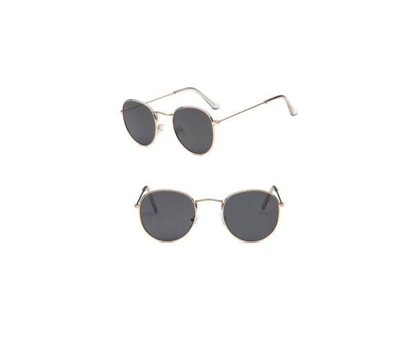 Slim Round Sunglasses - Image 3
