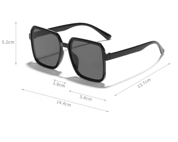 Retro Style Oversized Sunglasses - Image 2