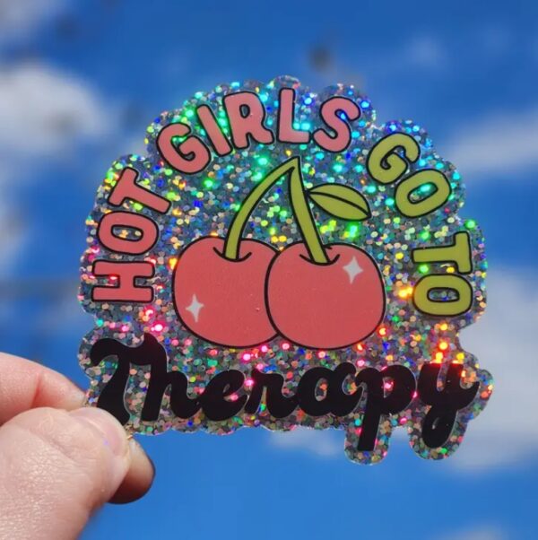 Hollographic Sticker - Hot Girls - Image 2