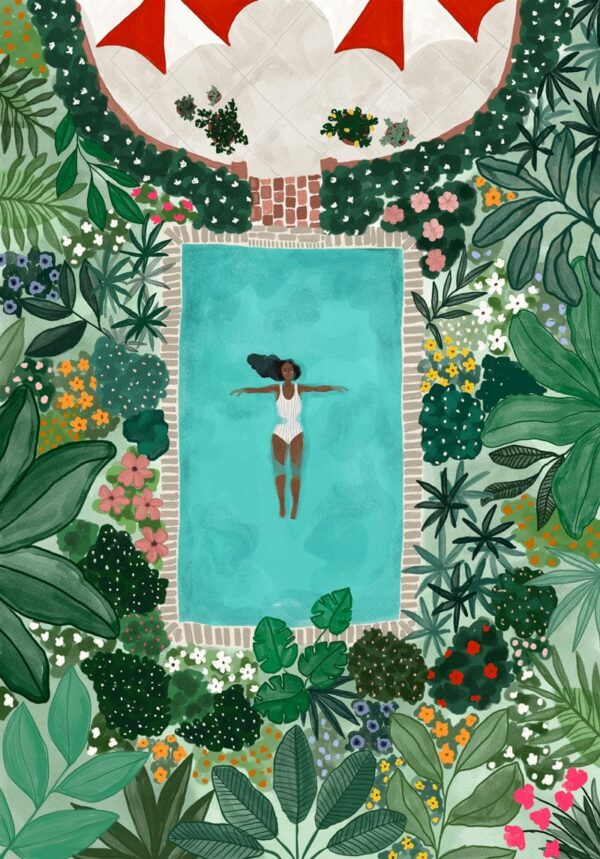 Summer Day Art Print 8x10" - Image 3