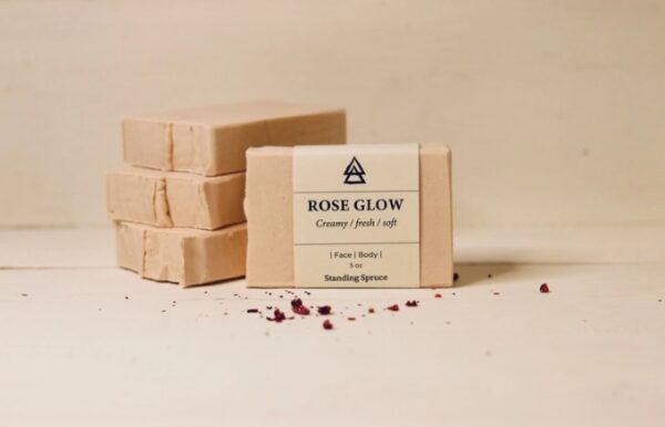 Standing Spruce Rose Glow Soap
