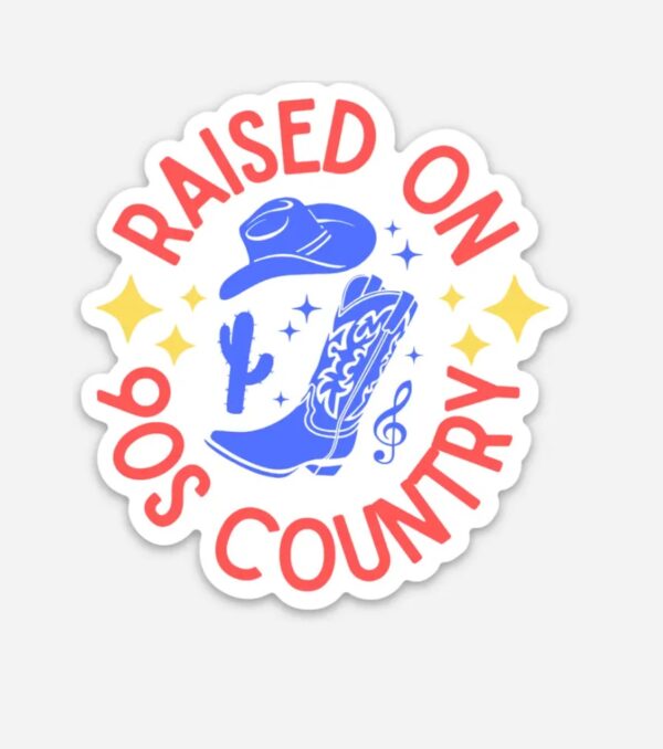 Raised on 90s Country Sticker