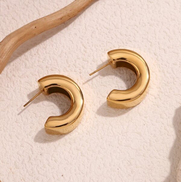 The Gold Bar Hoops - Image 2