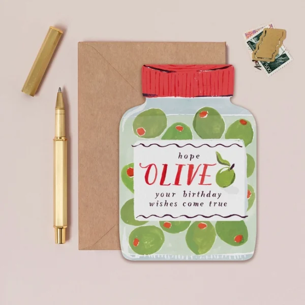 Olive Birthday Card - Image 2