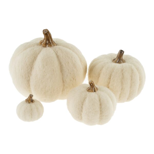 Small Felt Pumpkins