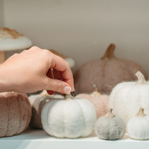 Small Felt Pumpkins - Image 2