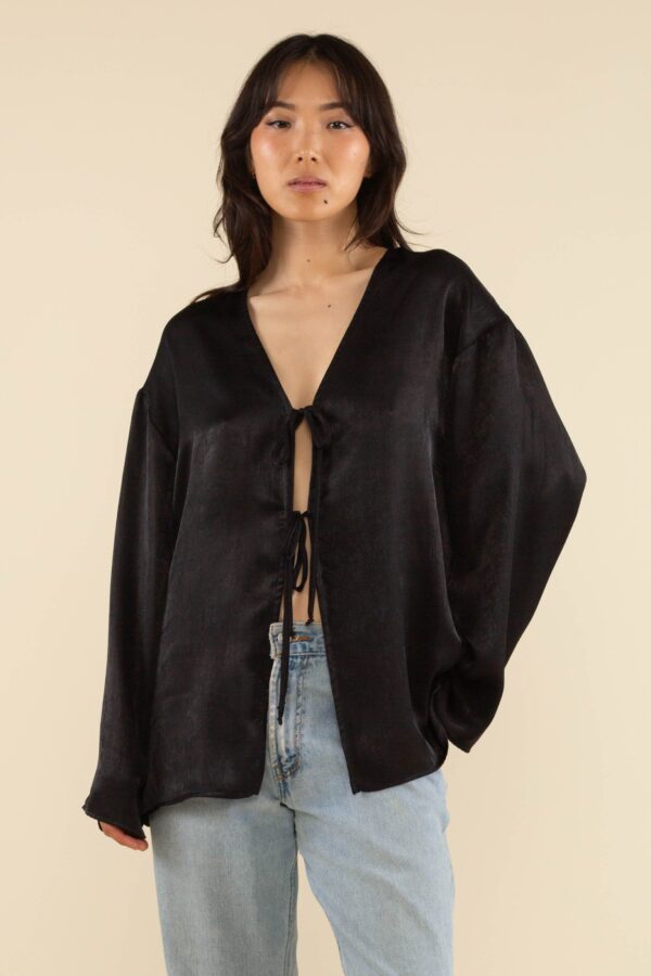 Florence Flowy Tie Top