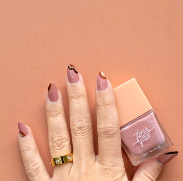 Glam + Grace Nail Polish - Mauve