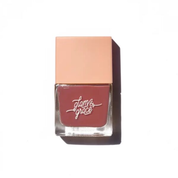 Glam + Grace Nail Polish - Muted Red