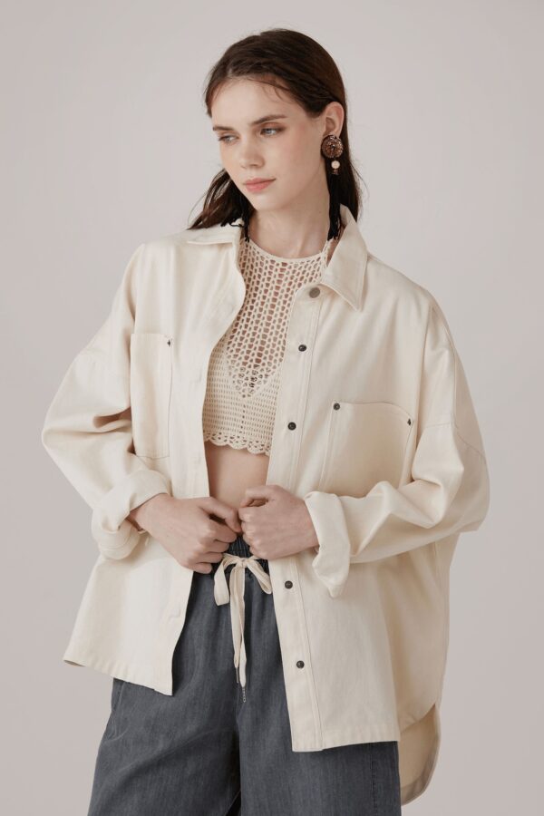 Cream Twill Jacket