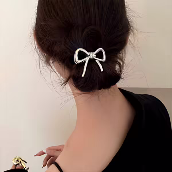 The Metal Bow Hair Tie