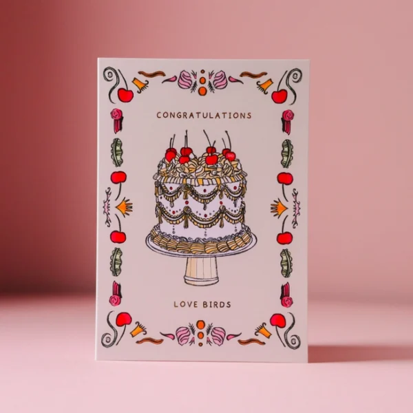 Congratulations Love Birds Card