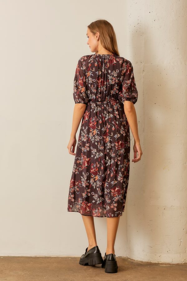 Smocked Bodice Button Down Dress - Image 2