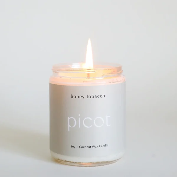 Picot Honey Tobacco Candle - Image 3
