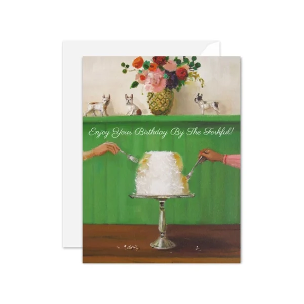 Janet Hill Card - Birthday by the Forkful