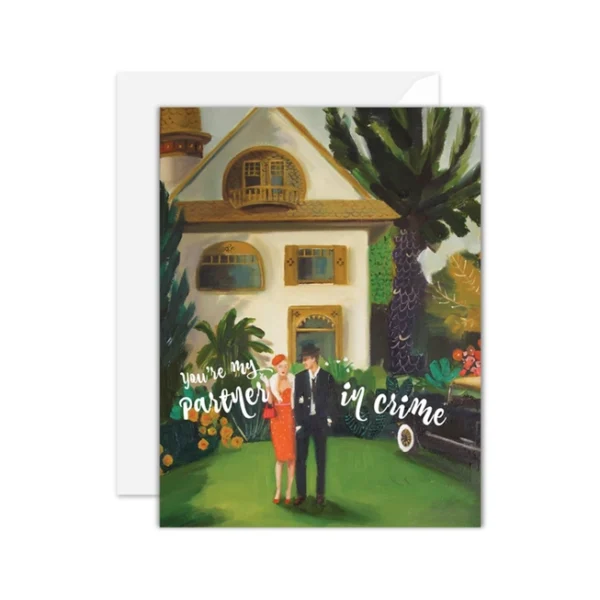 Janet Hill Card - Partner in Crime