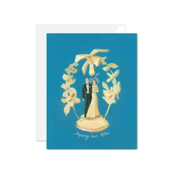 Janet Hill Card - Happy Couple