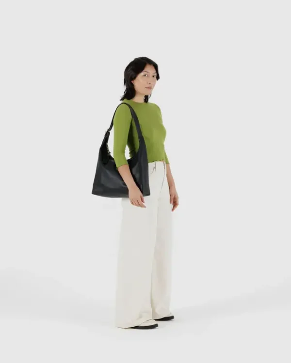 Baggu Recycled Leather Shoulder Bag - Image 5