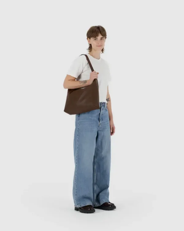 Baggu Recycled Leather Shoulder Bag - Image 2